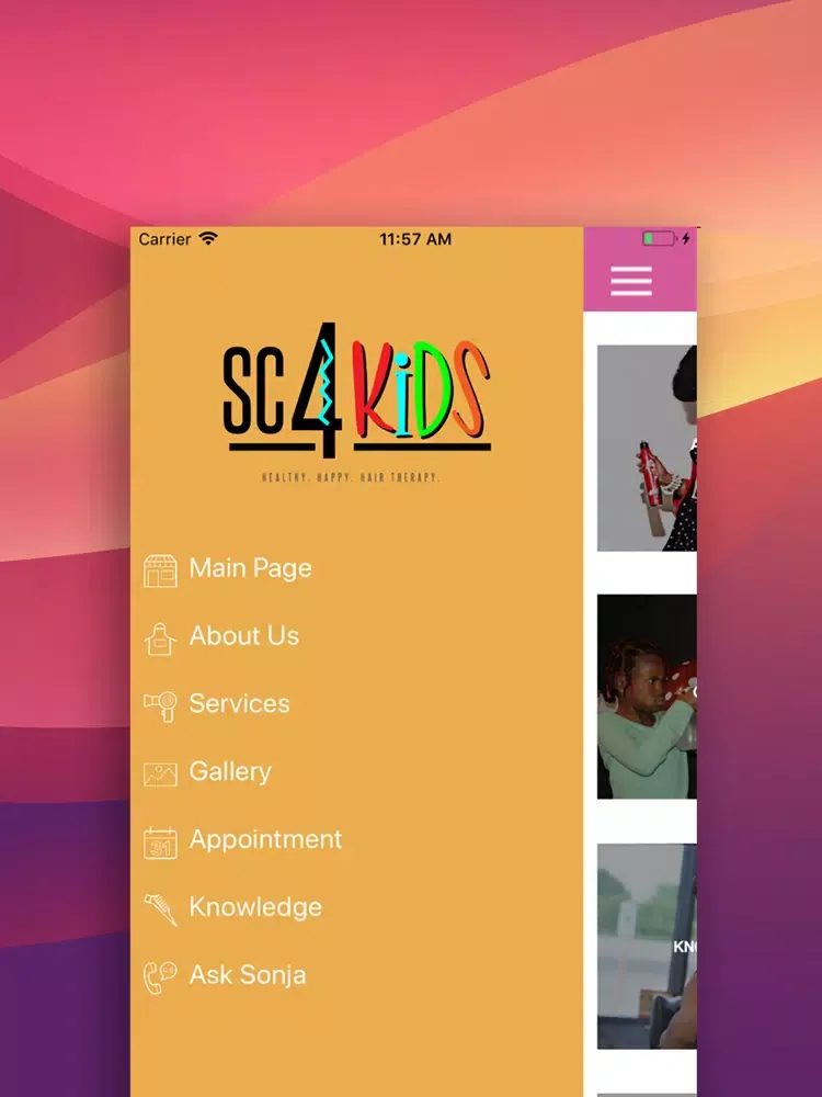 ภาพหน้าจอของ SC 4 KIDS iPad 