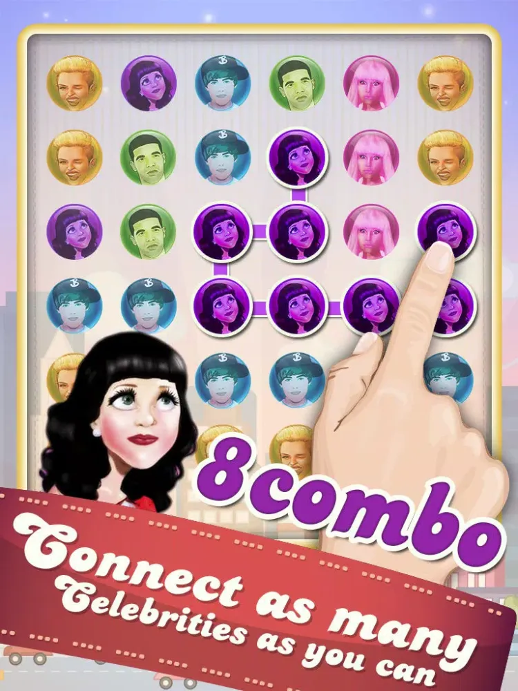 Celebrity Singer Face OFF Edition Crush Game iPad 应用截图