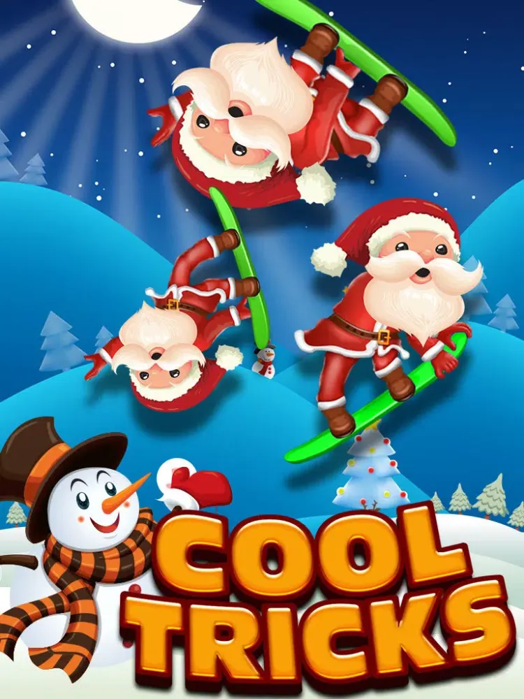 Santa can Skate on Christmas iPad  Screenshots