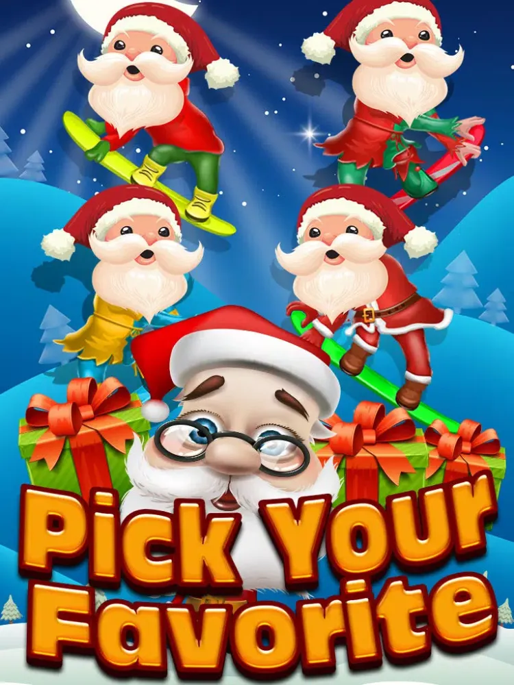 Santa can Skate on Christmas iPad  Screenshots