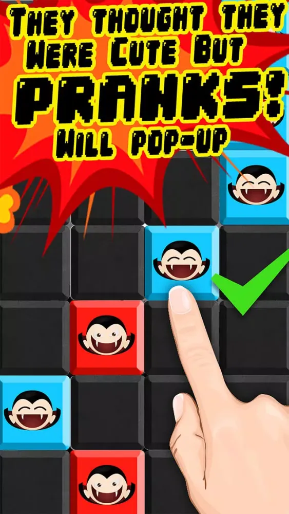 Bloody Vampire Bite at Night in Tiles Game應用截圖