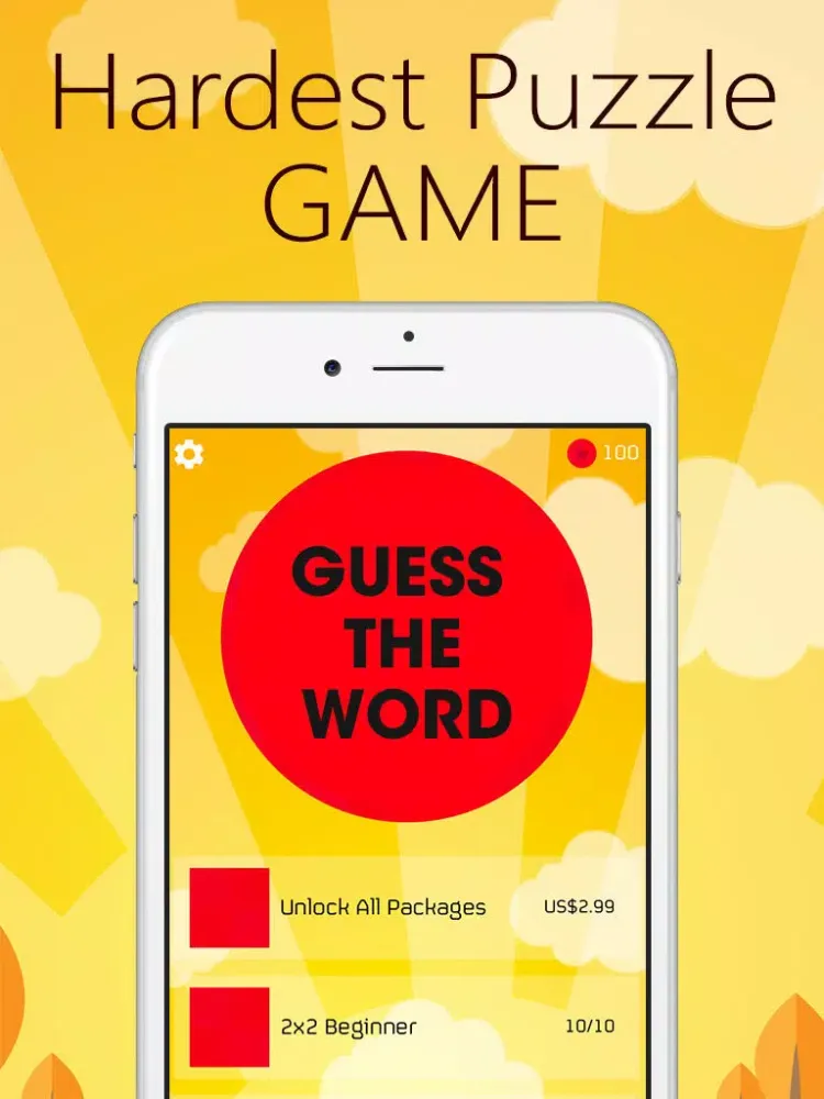 Guess the Word hardest puzzle cross word game iPad  স্ক্রিনশট