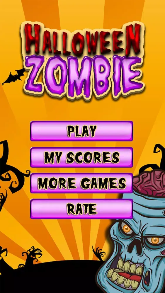 Tangkapan layar Tap the Dark Zombie in Horrror Halloween Madness