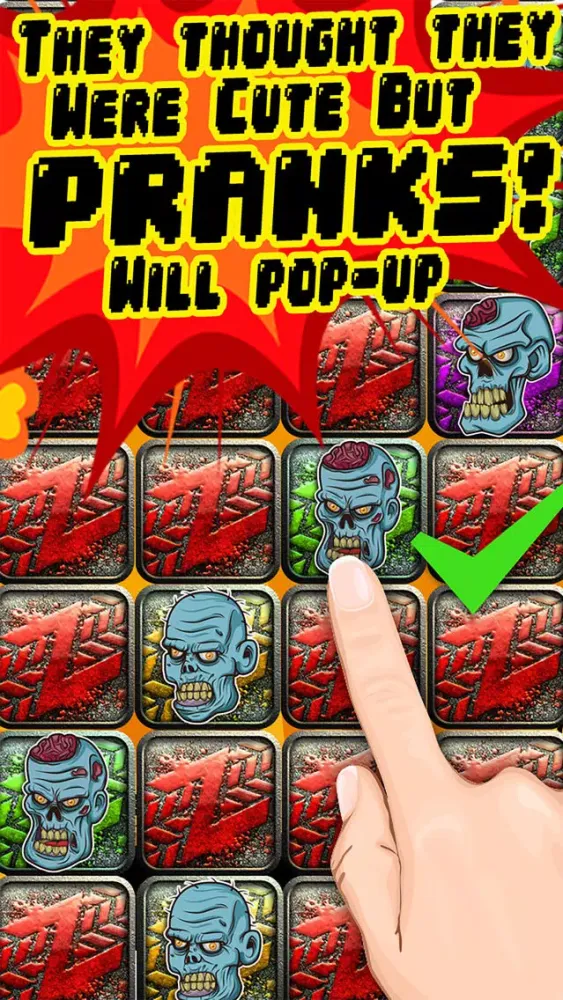 Tangkapan layar Tap the Dark Zombie in Horrror Halloween Madness