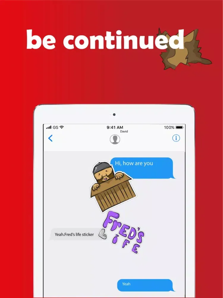 تصاویر Fred's Life - Sticker Pack iPad 