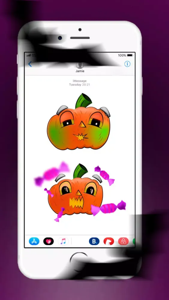 ภาพหน้าจอของ Halloween Pumpkins - Stickers