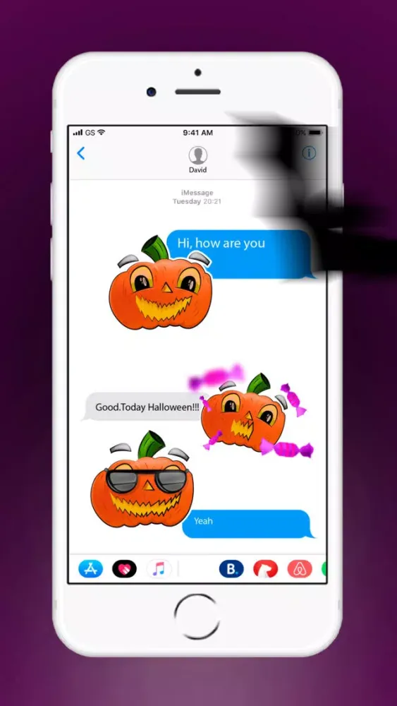 ภาพหน้าจอของ Halloween Pumpkins - Stickers