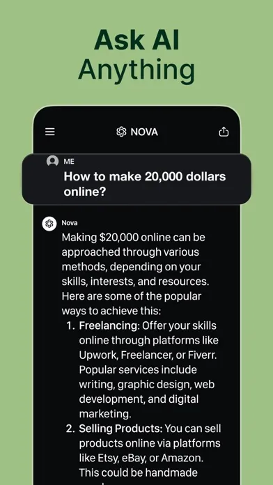 AI Chatbot - Nova স্ক্রিনশট