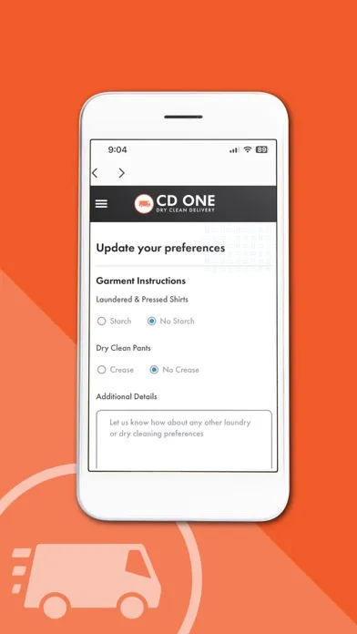 CD One Laundry & Dry Cleaning स्क्रीनशॉट