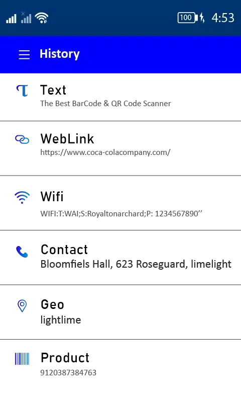 QR code & Barcode Scanner स्क्रीनशॉट