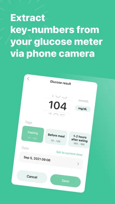 Screenshot di Blood Sugar Log - Diabetes log