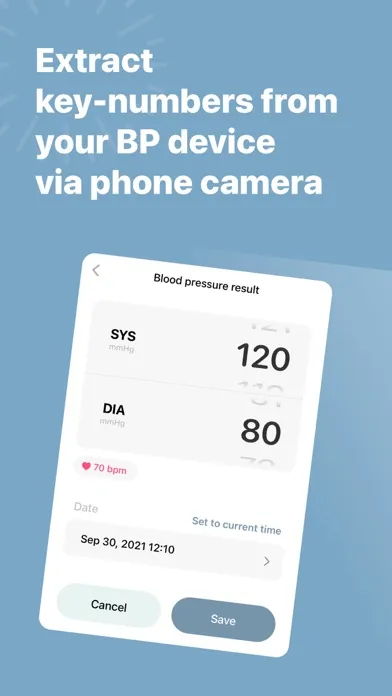 Capturas de pantalla de Blood Pressure Log ++