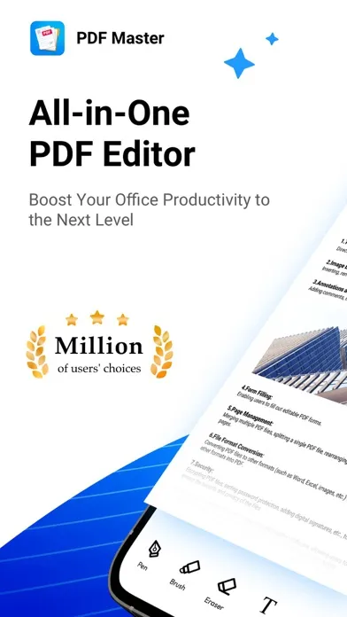 Capturas de tela do PDF Master: Editor Reader