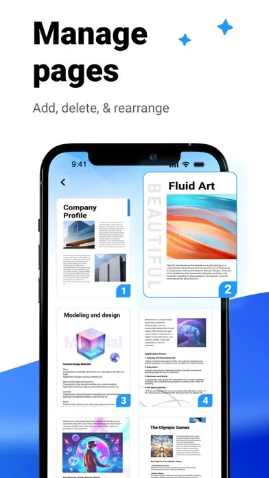 Capturas de tela do PDF Master: Editor Reader