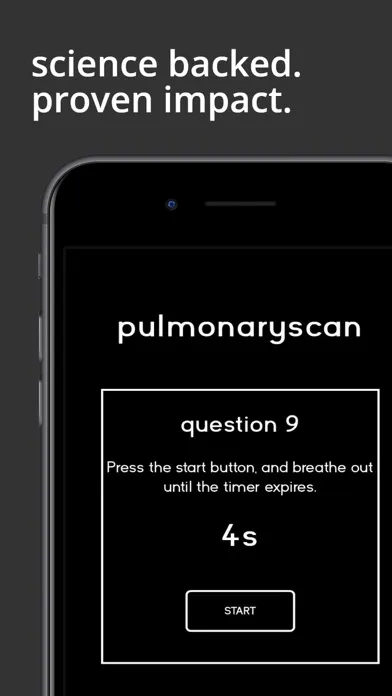 ภาพหน้าจอของ Pulmonary Scan
