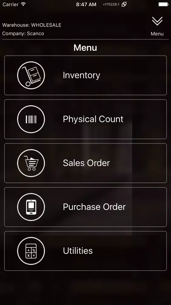 Скриншоты Scanco Acumatica Warehouse