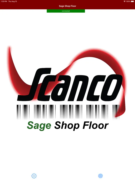 Ảnh chụp màn hình của Sage Shop Floor iPad 