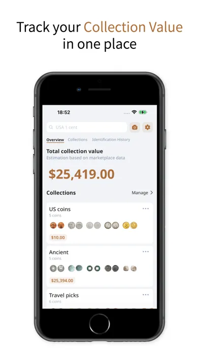 ScanCoin: identify & check Screenshots