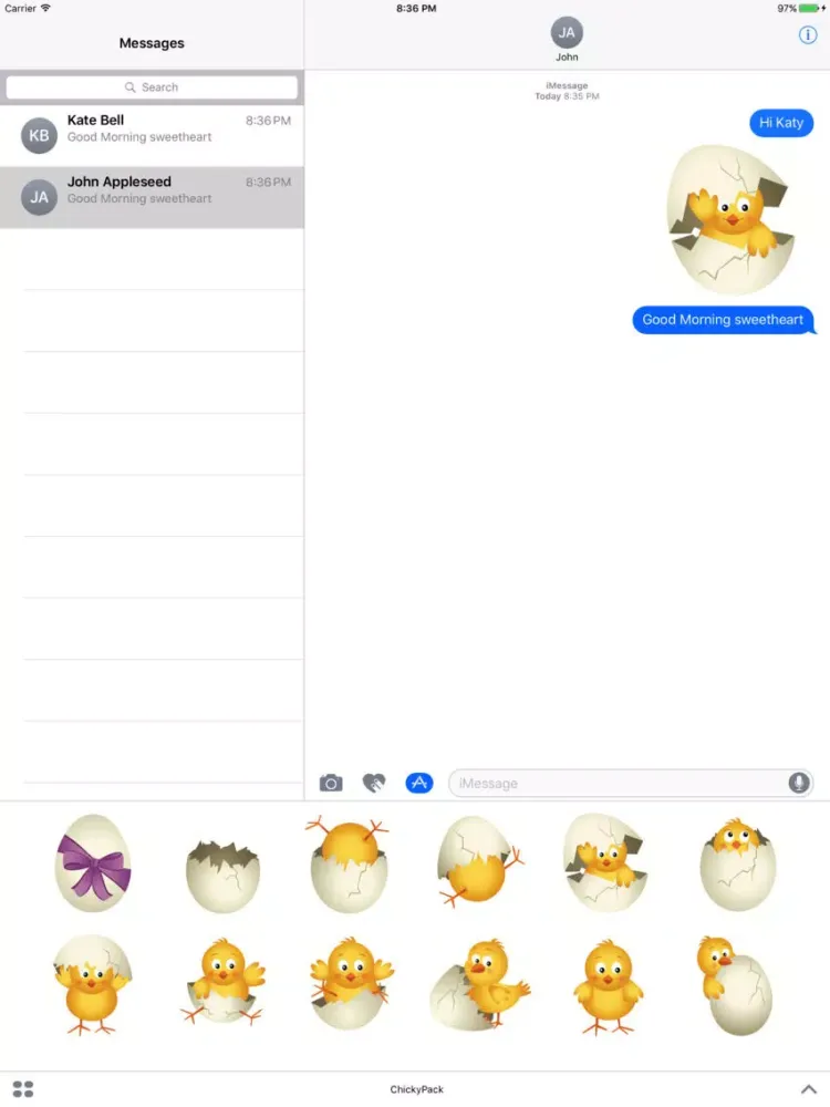 Скриншоты ChickyPack iPad 