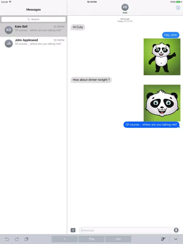 Скриншоты Panda Speaks iPad 