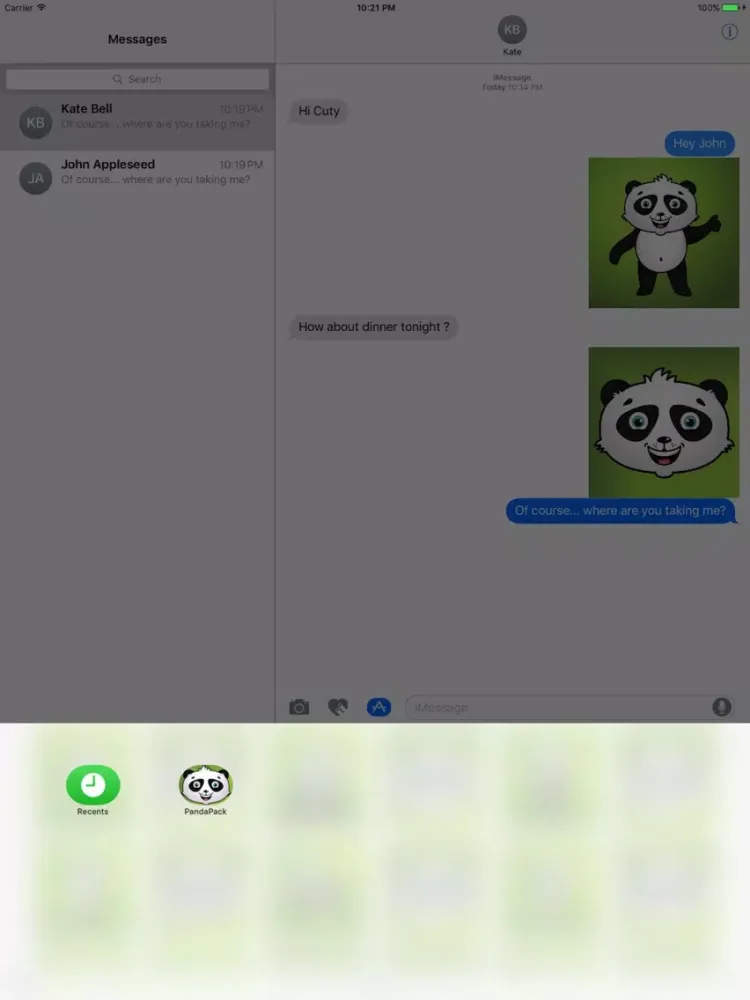 Скриншоты Panda Speaks iPad 