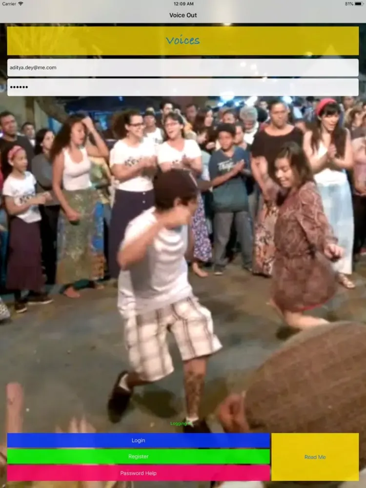 Capturas de pantalla de VoiceOut iPad 