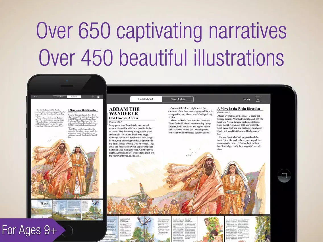 Capturas de pantalla de Adventure Bible – The Complete Retold Bible in 30 Books and Audiobooks iPad 