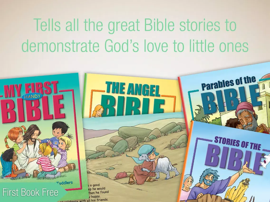 My First Bible: Bible picture books and audiobooks for toddlers iPad  Screenshots