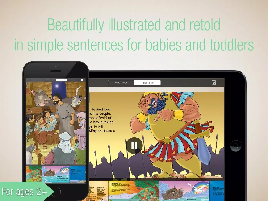 My First Bible: Bible picture books and audiobooks for toddlers iPad  Screenshots