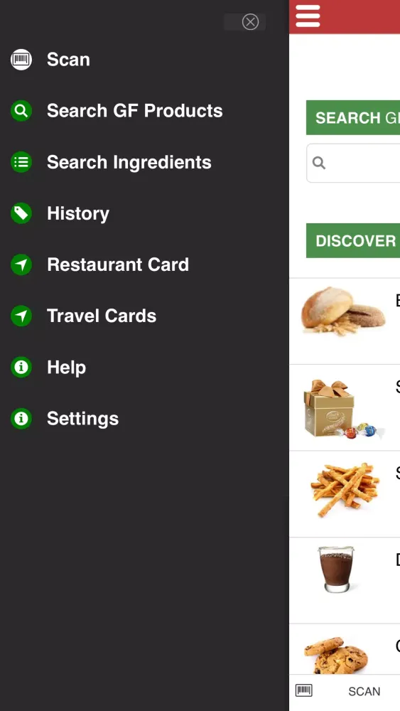Screenshot di Gluten Free Scanner UK Coeliac