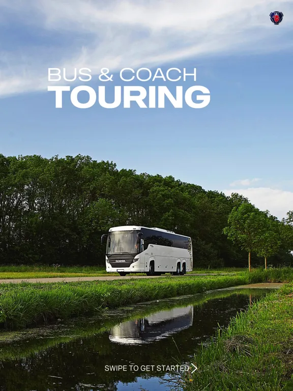 Capturas de tela do Your Scania Coach iPad 