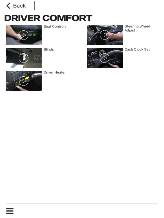 Capturas de tela do Your Scania Coach iPad 