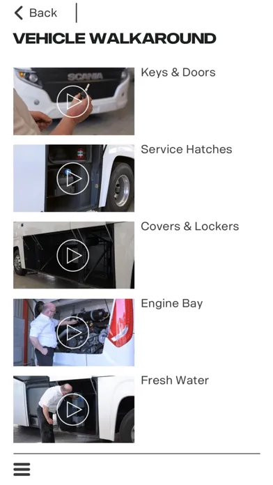 Capturas de tela do Your Scania Coach