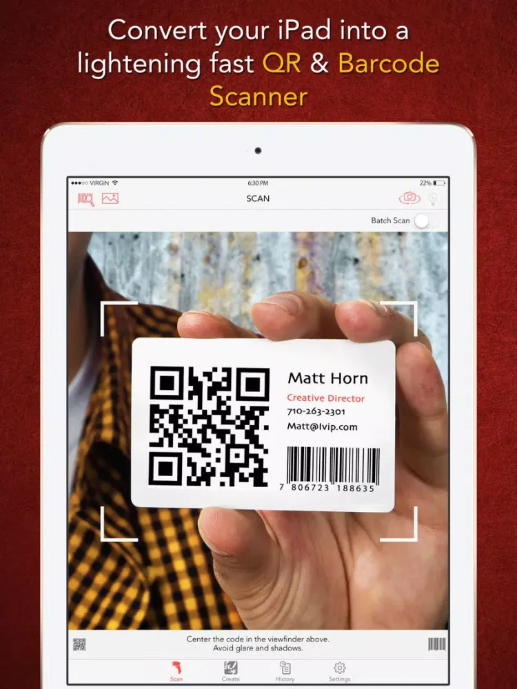 Scanify Pro - Barcode Scanner, Shopping Assistant, and QR Code Reader & Generator iPad 應用截圖
