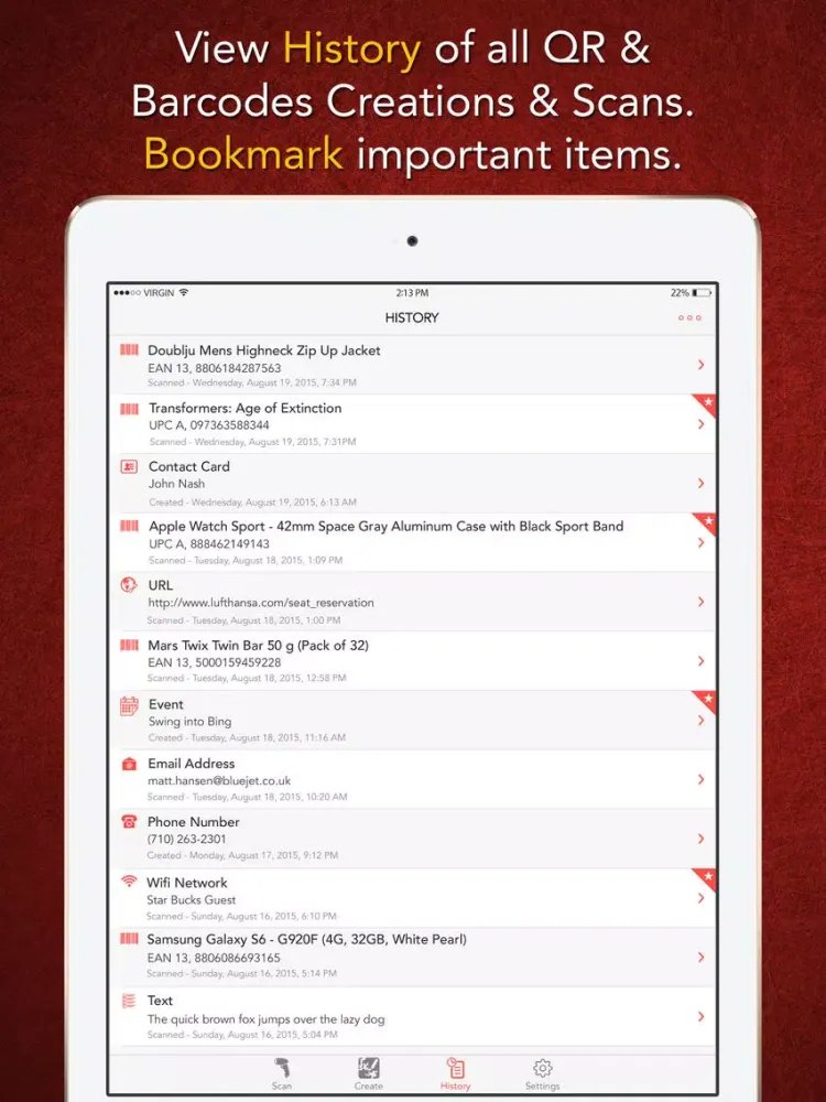 Scanify Pro - Barcode Scanner, Shopping Assistant, and QR Code Reader & Generator iPad 應用截圖