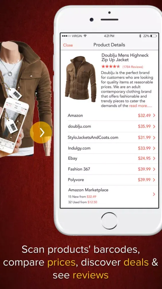 Scanify Pro - Barcode Scanner, Shopping Assistant, and QR Code Reader & Generator應用截圖