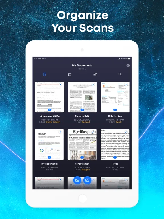 Capturas de pantalla de ScanMe - PDF Scanner App iPad 