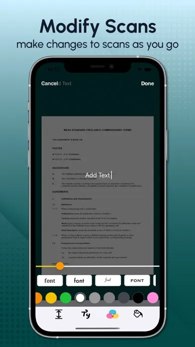 Mobile Document Scanner - Sign Screenshots