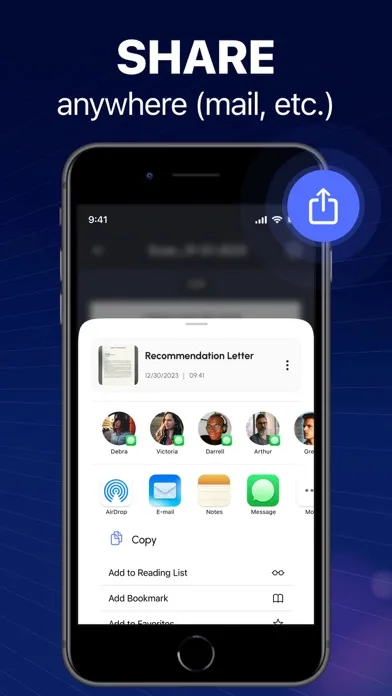 Zrzuty ekranu PDF Scanner: Document Scan Pro