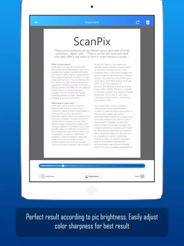تصاویر ScanPix Pro - mobile scanner iPad 