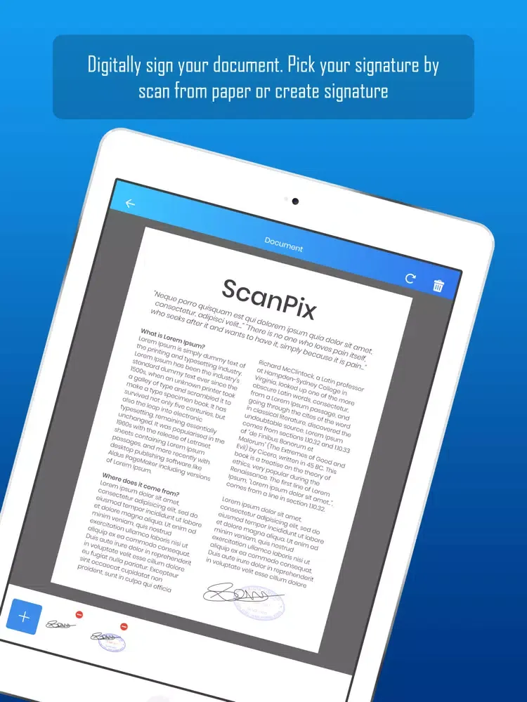 تصاویر ScanPix Pro - mobile scanner iPad 