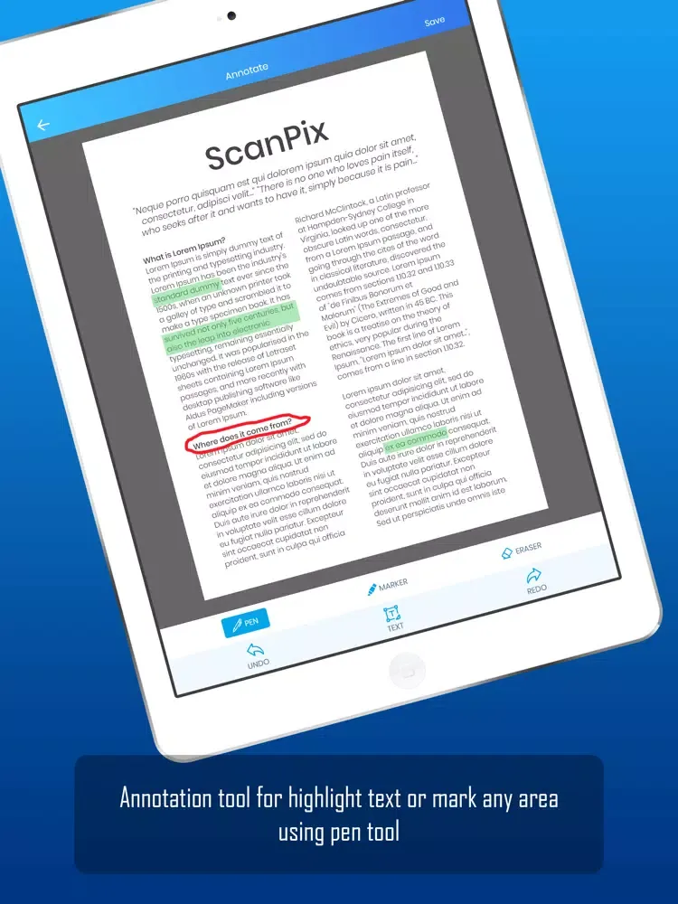 تصاویر ScanPix Pro - mobile scanner iPad 