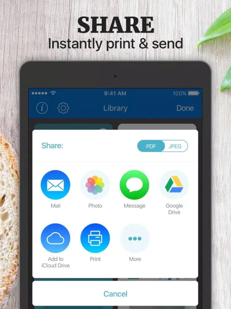 صور PDF Scanner: scan photo & docs iPad 