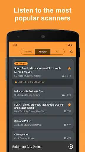Scanner Radio - Police Scanner Screenshots