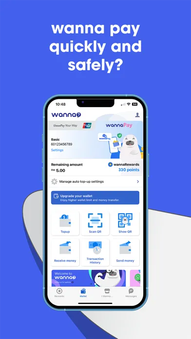 wanna - Pay,Rewards&more Screenshots