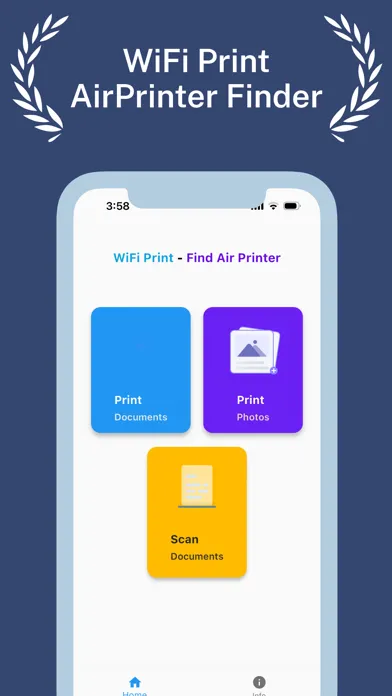 Capturas de tela do WiFi Print - Find Air Printer