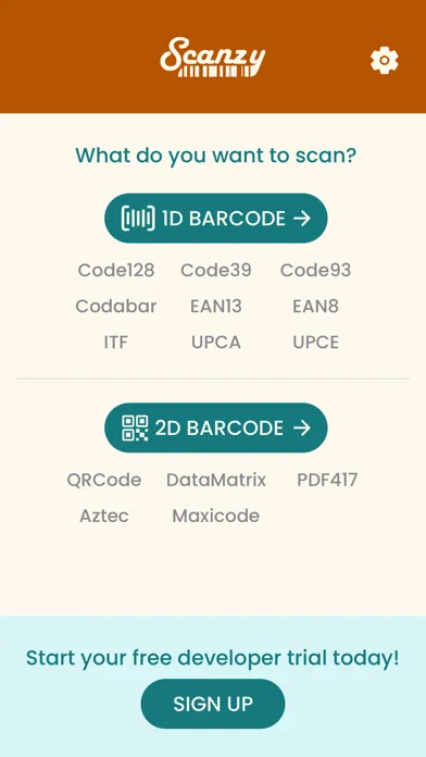 Scanzy SDK Demo应用截图