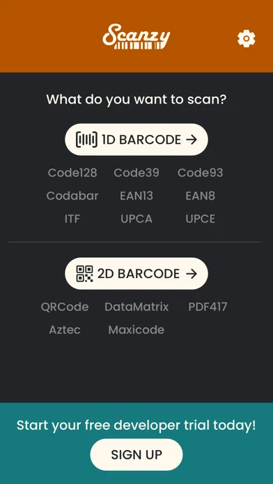 Scanzy SDK Demo应用截图