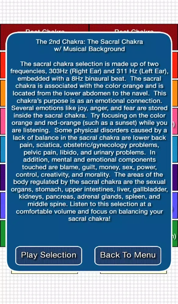Binaural Chakra Therapy Screenshots