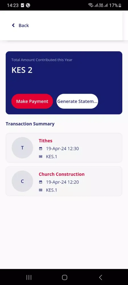 Скриншоты MyChurch